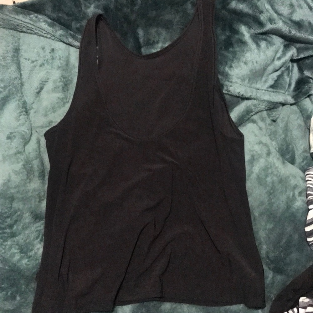 Lululemon Black Mesh Tank